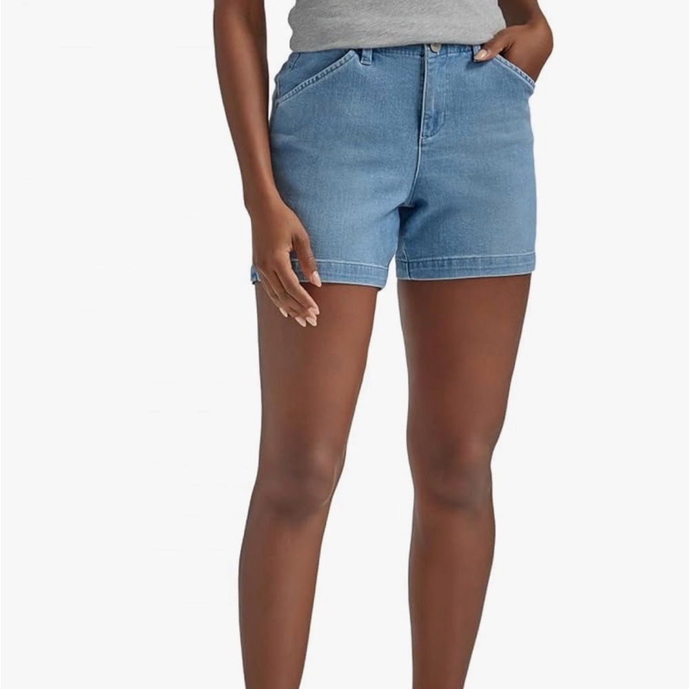 5 inch soft denim shorts size 10